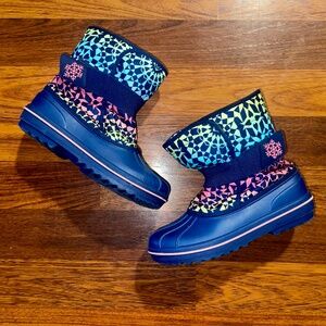 Children place Winter Snow boots